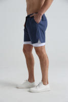Nuevos Shorts De Verano Para Hombre Doble Capa Gimnasio Deportivo Secado Rápido Entrenamiento 2 En 1 Multibolsillos Pantalones De Correr - details 3