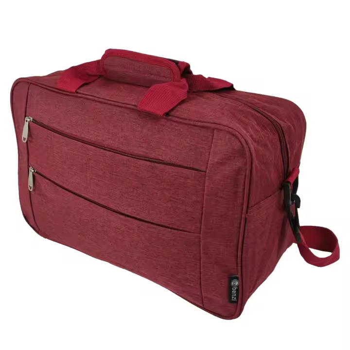 Bolsa de Viaje BENZI BZ5496 20L, Apta Ryanair y Vueling, 40×25×20 cm, 3 Compartimentos, Correa Ajustable, Poliéster Ligero - 1