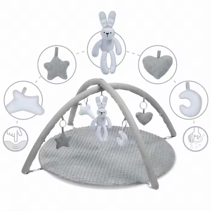 Tapete de Atividades Kidwell Grace Bunny Grey - 1