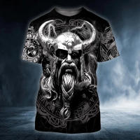 Camiseta De Hombre Con Estampado 3D De Calavera Y Ángel Moda Retro Verano Ropa Urban Oversize Casual Cuello Redondo Manga Corta Nueva - details 1