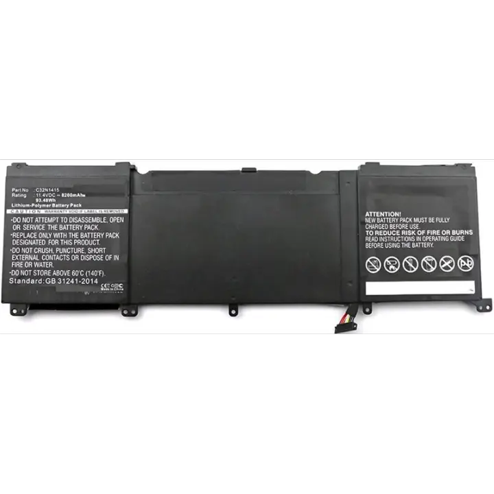 Bateria portatil coreparts 11.4v 8200mah para asus rog g501j - 1