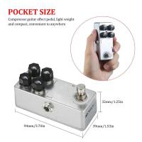 C4 compresor Guitarras Efecto pedal true bypass t9y7 Nuevo KD - details 0