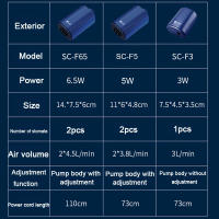 Bomba De Aire Para Acuario Silenciosa Con Válvula De Control Compresor De Oxígeno Para Tanque De Peces 220v 3w-14w Aerador - details 15