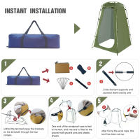 Carpa Portátil Westtune De Privacidad Para Ducha a Prueba De Agua Y Al Aire Libre Para Camping Senderismo Playa Baño Y Sala De Ducha - details 6