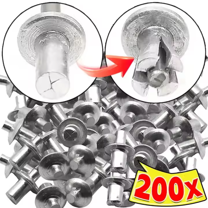 Clavos De Expansión De Aleación De Aluminio 10-200pcs Tornillos De Martillo Tipo Perforación Y Tapping Fuente De Suministro: Fabricante - 1