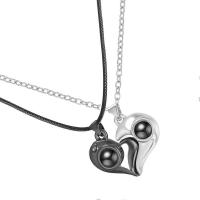 Collares para Mujer, modernos, a juego, con diseño de Amigos, collar de Proyección y Corazón. - details 3
