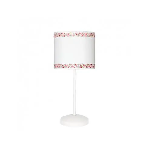 Lámpara de Sobremesa FABRILAMP Blanco/rosa con Cenefa - Iluminación Suave - 1