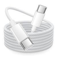 Cable USB C Carga Rapida para iPhone 15 16 Pro Max/Plus/15/16,iPad Pro/Air, 3M Cable USB C a USB C 60W Cable iPhone 15 16 Cable Cargador Tipo C Carga Rapida para Samsung Galaxy S24 S23 S22 S21, - details 0