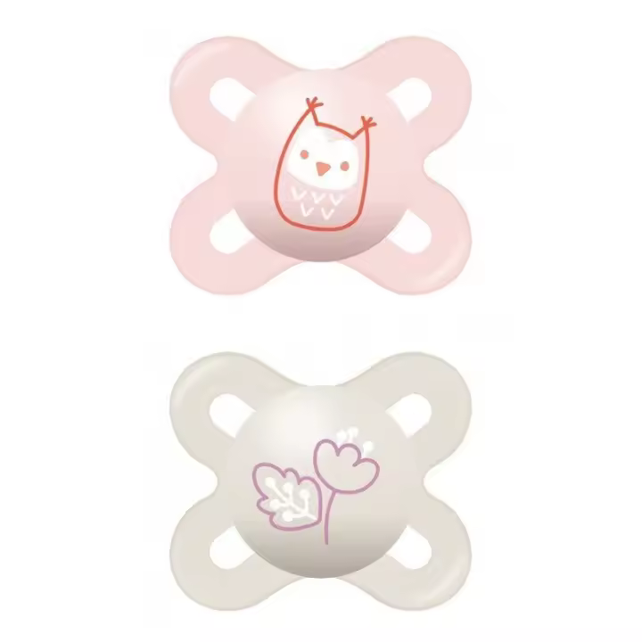 MAM Chupete Start Silicona 0-2M 2 Unidades Rosa ✅ Entrega 24/72h - 1