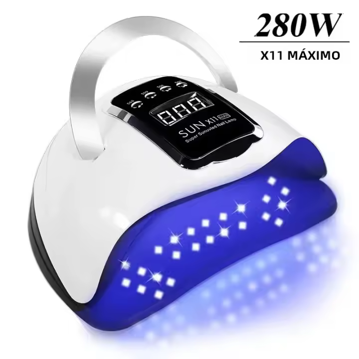 Lámpara Profesional Para Secado De Uñas SUN X11 MAX 280W Máquina De Secado De Esmalte Gel UV LED Con Sensor Automático Para Manicura - 1