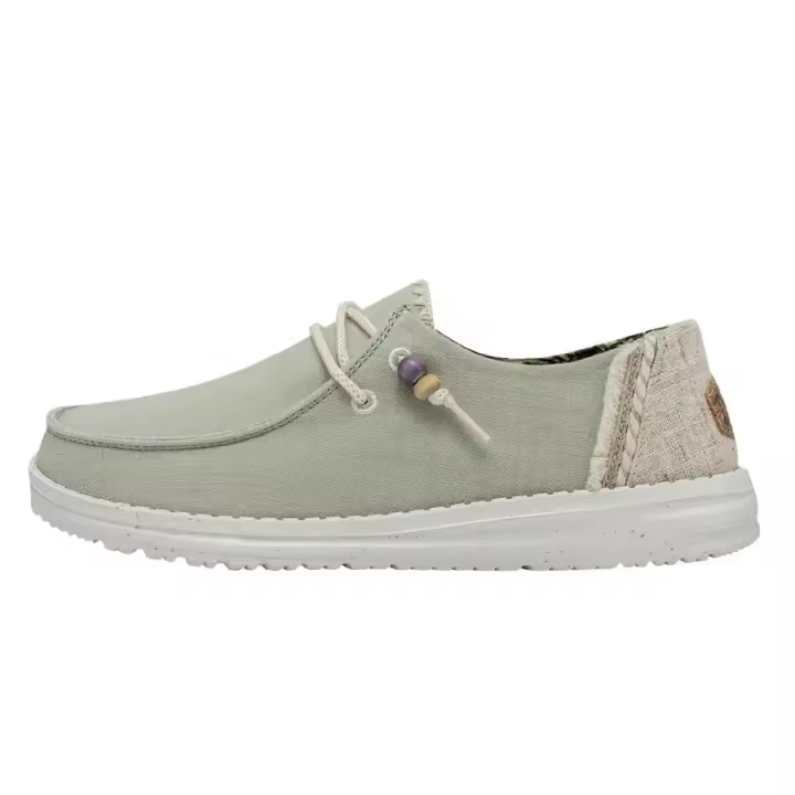 Hey Dude Wendy Natural Mujer - Mocasines italianos casual - Extraligeros y cómodos - 1