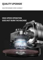 Máquina De Polir Y Cortar Sin Cable Dewalt DCG406 9000RPM 100/125MM Motor Brushless Compatible Con Batería 20V Para DIY En El Hogar - details 6