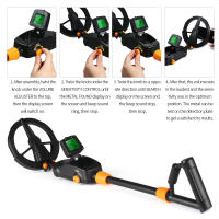 Detector De Metales MD1008A Portátil Para Adultos Localizador De Tesoros Y Oro Bajo Tierra Herramienta De Búsqueda Con Pantalla LCD - details 14