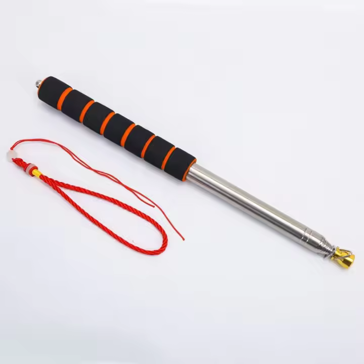 Bastón Telescopio De Acero Inoxidable Para Bandera Guía Turística Manguera Flexible Y Fuerte De 1.6/2/2.5/3M Herramienta De Enseñanza - 1