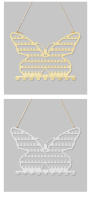 Gancho Para Joyas En Forma De Mariposa Pared Montado Para Colgantes Aretes Pulseras Almacenamiento Y Exhibición Negro - details 9