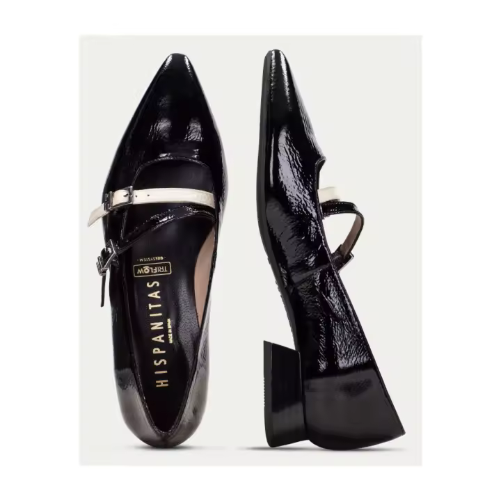 Shoes Zapatos Planos marca Hispanitas para mujer en color negro - 1