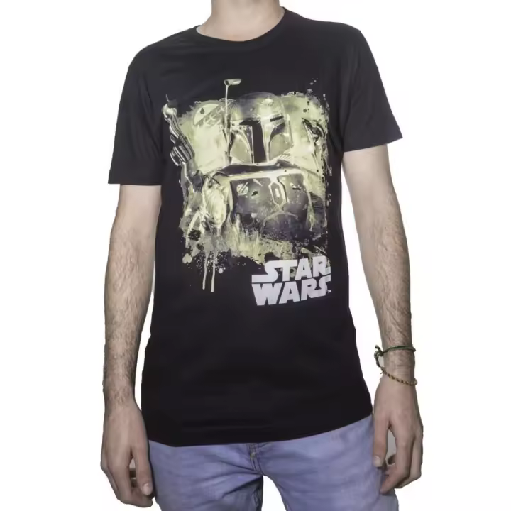 Camiseta star wars boba fett m - 1