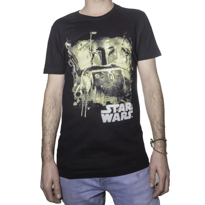 Camiseta star wars boba fett m - 1