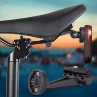 Soporte De Luz Trasera Para Sillín De Bicicleta 1/2Pcs Montaje En Barra De Sillín Antideslizante Para Garmin Varia Radar/Cámara De Acción Negro Aluminio ABS - details 2