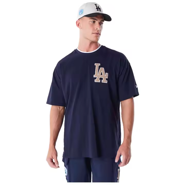 Camiseta de Manga Corta New Era Los Angeles Dodgers Mlb World Series para hombre en color azul - 1