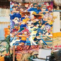 Bandera De Anime Inazuma Eleven Para Decoración De Sala De Estar Dormitorio Estándar De Madera De Bambú Material De Poliéster Tamaño Variado - details 3