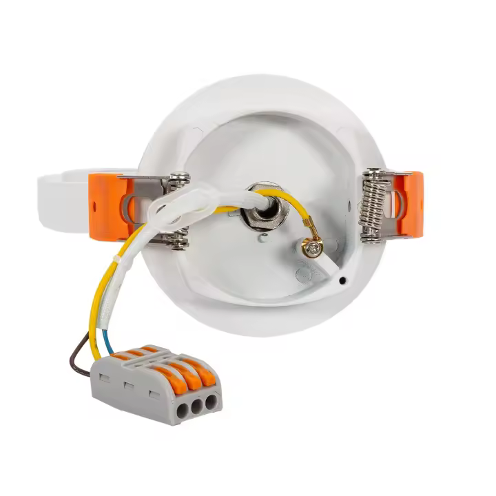 Ledkia Aro Downlight Empotrable Circular Direccionable para Bombilla LED GU10 AR111 Blanco - 1