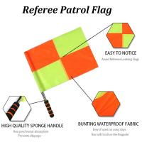 Bandera De Fútbol Para Arbitro Impermeable Equipamiento De Juego Deportivo Profesional Fair Play Bandera De Línea Para Partidos De Fútbol - details 1