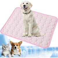 Alfombrilla Refrescante para Mascotas, Manta Refrigerante Perro, Cama Frio Animales Colchon Mascotas para Verano, Disponible en rosa o azul con M / L / XL - details 0