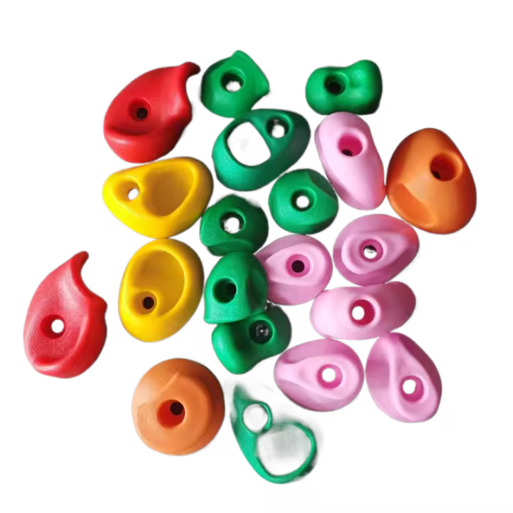 Juego De 19 Piezas Para Escalada En Roca Juguetes Educativos Para Niños Y Niñas Para Pared De Madera Y Jardín Juego De Manos Y Pies Para Desarrollar Habilidades De Agarre Y Movilidad - 1