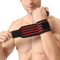 1 Par De Banda Ajustable Para Levantamiento De Pesas Protector De Muñeca Soporte Deportivo Profesional Gris Para Adultos - details 1