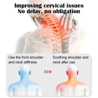 Almohada De Masaje Para El Cuello Eléctrica Con Compresión Caliente Y Vibración Espuma De Memoria Soporte Para La Columna Vertebral Relajante Para Dormir - details 7
