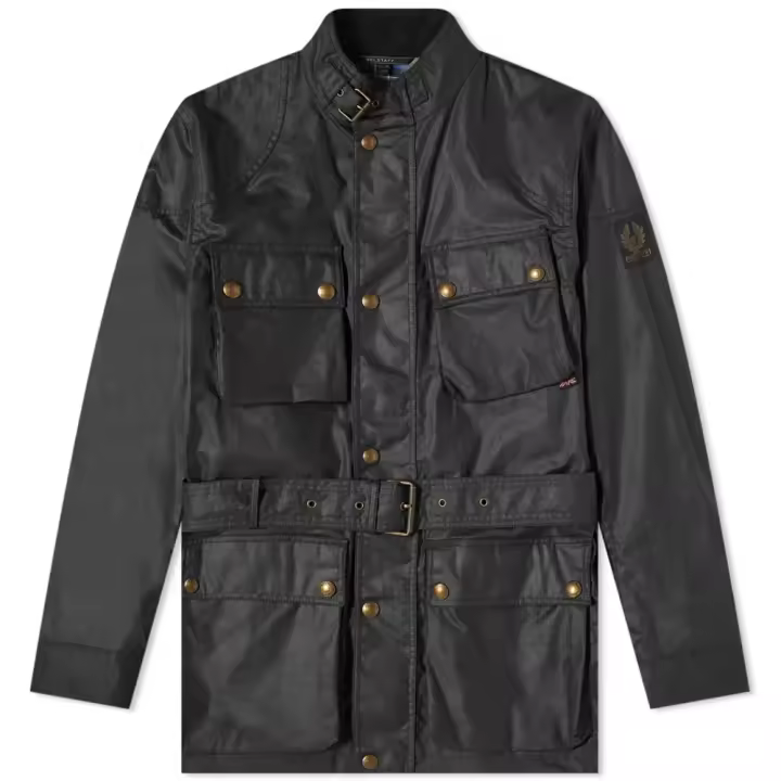 Belstaff Trialmaster Jacket Waxed Cotton Black - 1