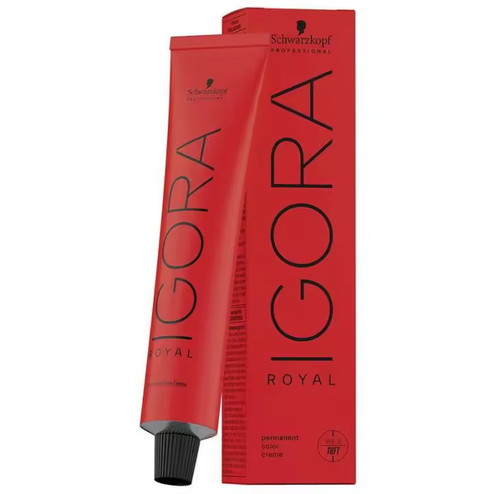 Igora Royal Tinte Permanente 4-0 Castaño Medio Natural 60 Ml - 1