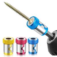 Anillo Magnético Universal De 6.35mm Herramienta De Destornillador Con Magnetización Fuerte Y Anticorrosión Aleación De Aluminio - details 0