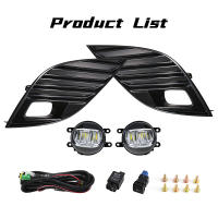 Luces De Foga LED Para Toyota Camry XSE SE 2018-2020 Con Interruptor De Cable 12V Luz Diurna DRL Super Brillantes Negro ABS+LED - details 1