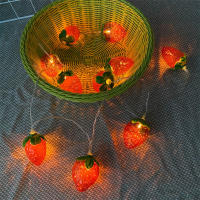 Luces De Fresa 2024 Para Decoración De Hogar Y Fiesta LED Colgantes Modo De Luz Siempre Encendido Para Boda Y Fiesta De Pascua - details 7