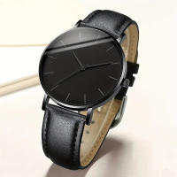 Reloj De Cuarzo Para Hombre Con Escala Y Diamantes 3PCS Set De Oficina Con Monedero Y Pluma Giratoria Regalo Seleccinado - details 4