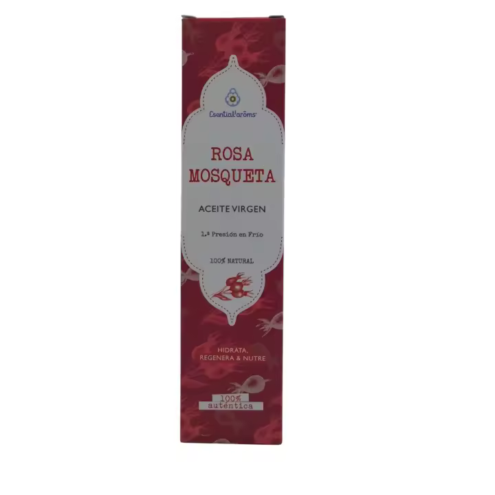 Aceite virgen Rosa Mosqueta 50ml Esential Aroms, regenera y nutre la piel, arrugas, cicatrices, manchas en la piel - 1