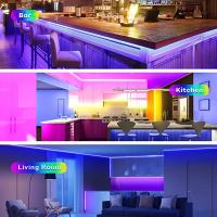Tira De Luces LED RGB 5V 5050 Flexibles Control Remoto APP Decoración De Hogar Para Pared Y Habitación Luz SMD Epistar Certificación CE ROHS UL Vida Útil 50000 Horas - details 1
