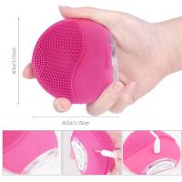Cepillo De Limpieza Facial Eléctrico De Silicona Con Masaje Profundo a Alta Frecuencia Impermeable Cuidado De La Piel Recargable Por USB - details 8