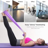2Pcs Bandas Elasticas de Fitness, 1,5 M x 15CM Látex Natural Correas Ejercicio para Yoga, Pilates, Crossfit, Estiramiento - details 0