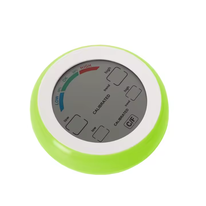 Termómetro Y Higrómetro Digital Mini Medidor De Temperatura Y Humedad Con Mostrador De Máximo Y Mínimo Valor Y Tendencia °C/°F - 1