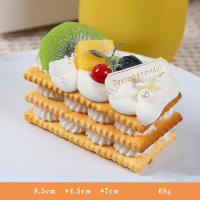 1PC Decoración De Pastel Artificiales Para Fotografía Y Mesa De Té Modelo De Pasteles Simulación De Comida FCYY-002 Material PU - details 4