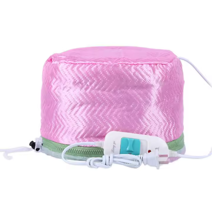 Gorro de 3 velocidades para el cuidado del cabello, gorro térmico, gorro de terapia de calor, cuidado del cabello con vapor eléctrico, gorro térmico para spa, salón en casa, cuidado del cabello, acondicionamiento profundo - 1