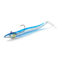 5pcs Lanzador De Señuelos Minnow Jig Head Suave Con Anzuelos 10g/0.35oz 11cm/0.39in Para Pesca En El Mar Y Río Lure Para Salmón Y Bass - details 1