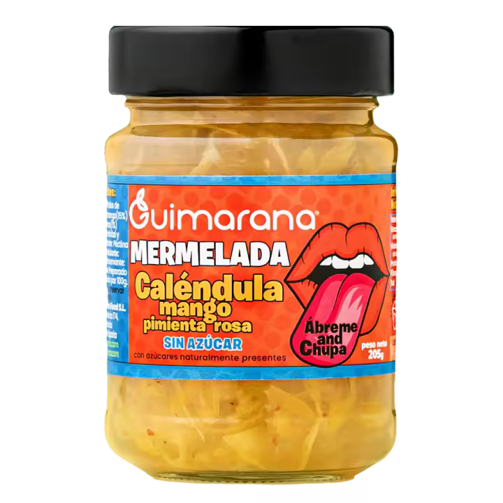 Guimarana Dream Food Mermelada de Caléndula, Mango y Pimienta Rosa Sin Azúcar - 1