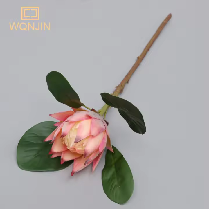WQNJIN Gran Rama Artificial De Flor De 55cm Monarca Loto Magnolia Planta Falsa De Plástico Para Decoración De Casa Y Bodas - 1