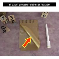 Luz Nocturna LED Transparente Y Luminosa Con USB Tablero De Memoria Erasable Calendario Adorno De Escritorio Forma Rectangular Fuente De Alimentación USB - details 5