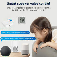 Sensor De Temperatura Y Humedad Tuya Bluetooth Con Pantalla LCD Mini Higrómetro Inteligente Control Remoto Por App Para El Hogar - details 10