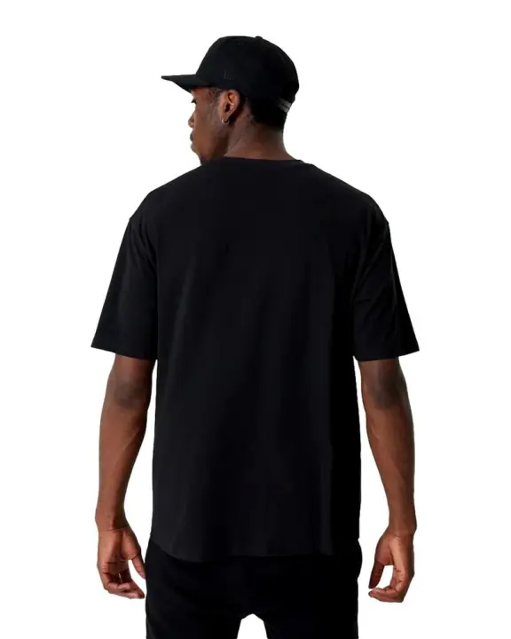 Camiseta New Era Negra Yankees Mlb Essentials Os Tee Neyyan - 1